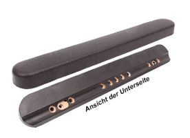 Armauflage,PU schwarz universal, lang