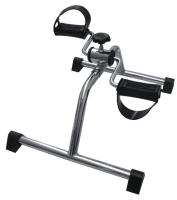 Bewegungstrainer mit verstellbarem Tretwiderstand, chrom