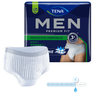 TENA men Premium Fit Pants Maxi S/M, Hüfte 75-100 cm (1 Karton: 4 x 12 Stück)