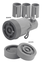 Ausfahrbarer Winterspike grau