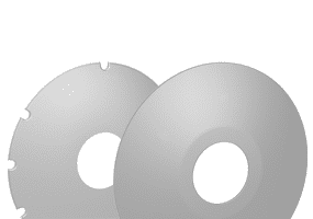 Speichenschutz 22" Aussparung für 4-u.6-fach Befestigung transparent