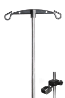 Infusionsstab Edelstahl mit Halter