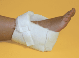 Anti-Dekubitus Fersenschoner Fell(Paar), weiß