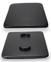 Abdeckplatte für Toilettenrollstuhl H720T ab 06HSL000001 schwarz