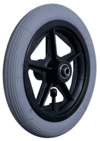 Komplett-Rad, luftbereift 200x30 mm Nabenlänge 60 mm grau