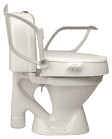 Toilettensitzerhöhung Cloo mit Armlehnen, höhenverstellbar 6,10 oder 14cm
