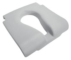 Softsitz für Dusch- und Toilettenrollstuhl AQUATEC OCEAN / OCEAN XL / OCEAN E-VIP grau
