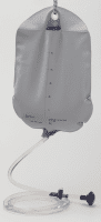 Wassersack mit Duschkopf 5L grau