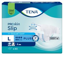 Windelhose TENA Slip PROskin Plus L, Verpackung