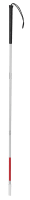 Blindenstock, Taststock, Leichtmetall mit Nylonspitze faltbar, reflektierend, 150 cm