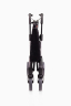 Rollator Troja Original Black Series M, zusammengefaltet