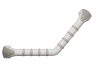 Kunststoff Wandhaltegriff Handy gewinkelt 40 cm