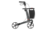 Rollator ATHLON SL Carbon Standard mit Stockhalter und Tasche, TPE-Bereifung, mattgrau