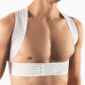 Bort Geradehalter StabiloFix, elastisch, weiß von vorne