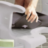 Softsitz für Duschstuhl Swift grau, Detail