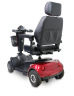 Scooter Kolja HMV, 6km/h, inkl. 36Ah Batterie, rot, Heckansicht