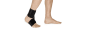 FOOT-UP BARFUSS klettbare Zusatzbandage für Fußheberorthese, schwarz