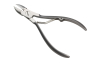 Nagelzange 13 cm mit Drahtfeder, offen