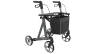 Rollator SERVER HD Standard mit Stockhalter und Tasche anthrazit
