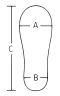 Waben-Weichbettungseinlegesohle PegContour® Insole Uni