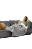 Wärmezudecke HD 81 Cord Light Grey Green Planet_Anwendung