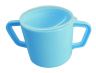 Trinkbecher mit 2 Henkeln pastell blau