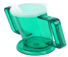 Trinkbecher HANDYCUP mit Tee-Aufsatz und 2 Griffen grün transparent