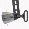 BORT GenuXpress ACL Kniegelenkorthese, Detail Tibia Anlage