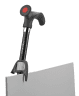 Krücken- und Stockhalter schwarz-silber, Anwendungsbeispiel
