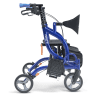 Airgo Fusion 2in1 Rollator und Transportrollstuhl, Seitenansicht