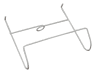 Bettbeutel-Halter rund weiß