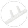 AEROpart® Sauerstoff-Brille 11-S mit 2m Schlauch, gerade Nasenstutzen