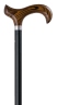 Leichtmetall-Derbystock verstellbar, schwarz
