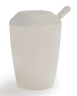 Trinkbecher mit Deckel, transparent