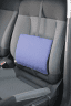 Auto Lendenkissen Tour, blau an einem Autositz