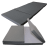 ADL Sturzmatte faltbar 80/160x70x10/5cm, grau
