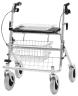 Rollator B XXL silber-metallic
