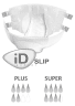 iD Expert Slip TBS Super Large Hüfte 115 bis 155cm (1 Karton: 3 x 28 Stück)