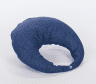 Nackenkrempe MELBOURN mit Druckknopf und Reißverschluss.35cm,blau