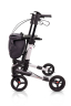 Rollator Troja 5G Black Series, silber, Seitenansicht