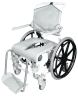 Dusch- und Toilettenrollstuhl Swift Mobil 24 "-2 mit Eimerhalter,grau