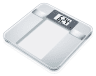 Glas-Diagnosewaage BG 13 mit Muskelanzeige, silber-transparent