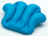 Großes Badewannenkissen aufblasbar 57x38cm blau