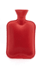 Wärmflasche Doppellamelle 2 Liter, rot