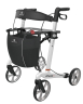 Rollator ATHLON SL Carbon Standard mit Stockhalter und Tasche, TPE-Bereifung, weiß
