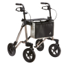 Leichtgewicht-Rollator TAIMA VENTUM mit Rückengurt und Tasche, cashmere