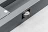 Rollstuhlwaage Kern MWN 300K-1M, geeicht, max. 300 kg, Detail-Ansicht Rollen
