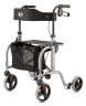 Leichtgewichtrollator RL-Smart ST, silber, Ansicht schräg von vorne