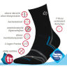 Socken NORDIC WALKING, schwarz, Eigenschaften