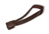 Stockschlaufe, Leder, braun, geschlossen